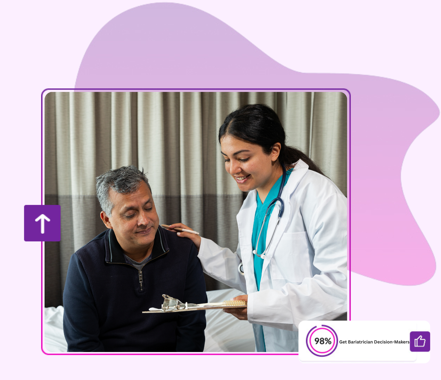Digital outreach strategy targeting certified bariatricians