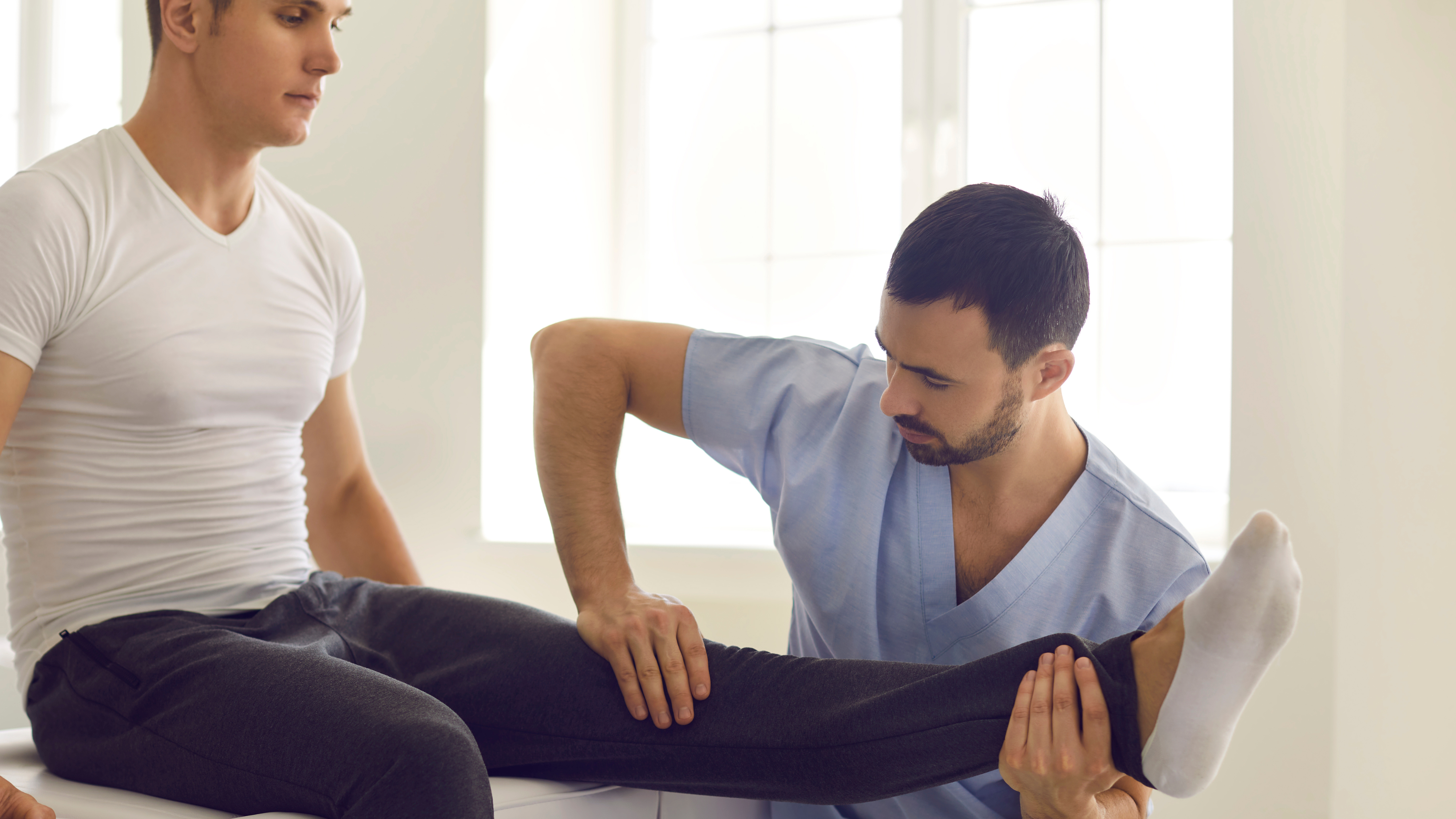Modern chiropractic office with professional treatment equipment