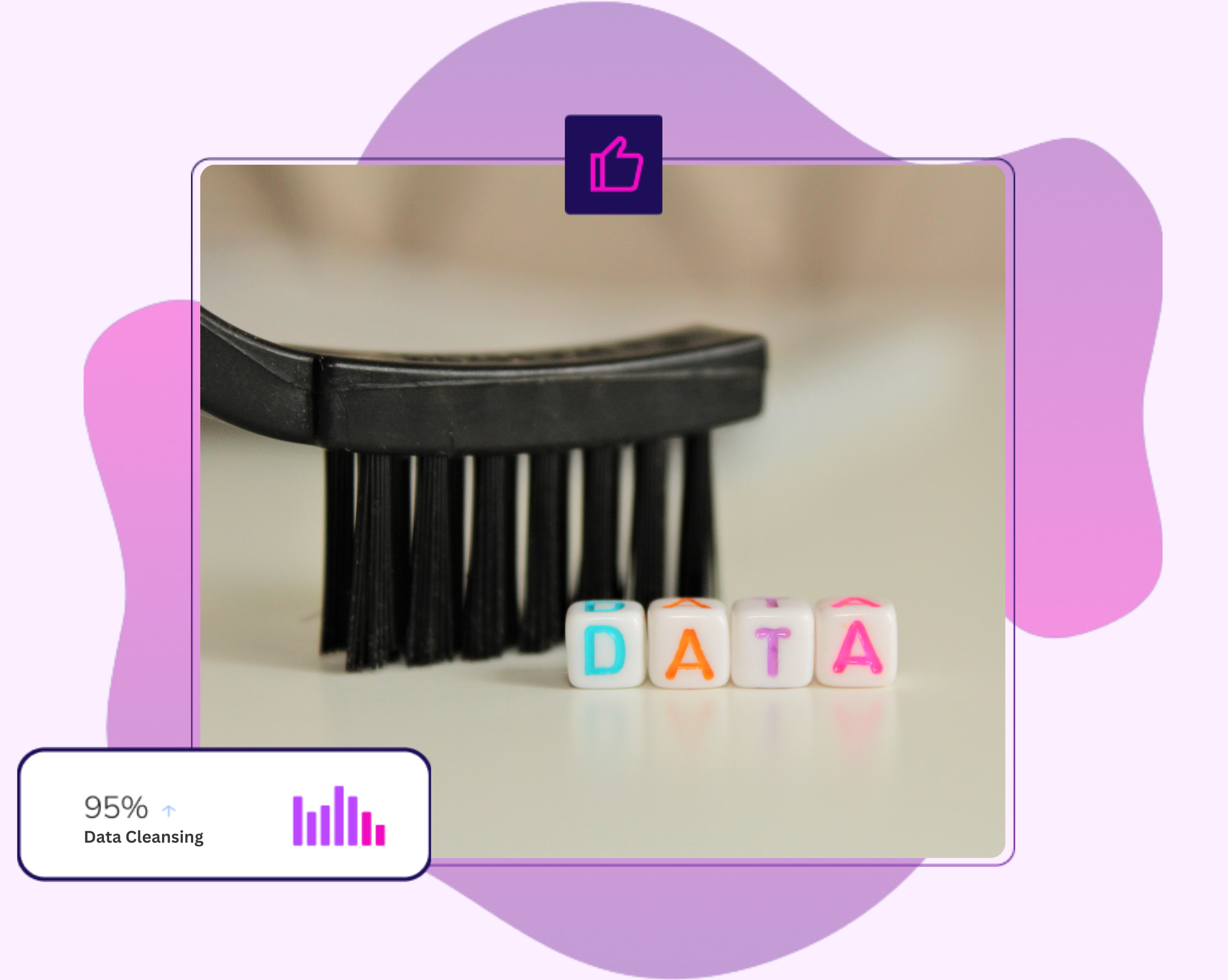 Infographic explaining the benefits of data cleansing for improved marketing performance