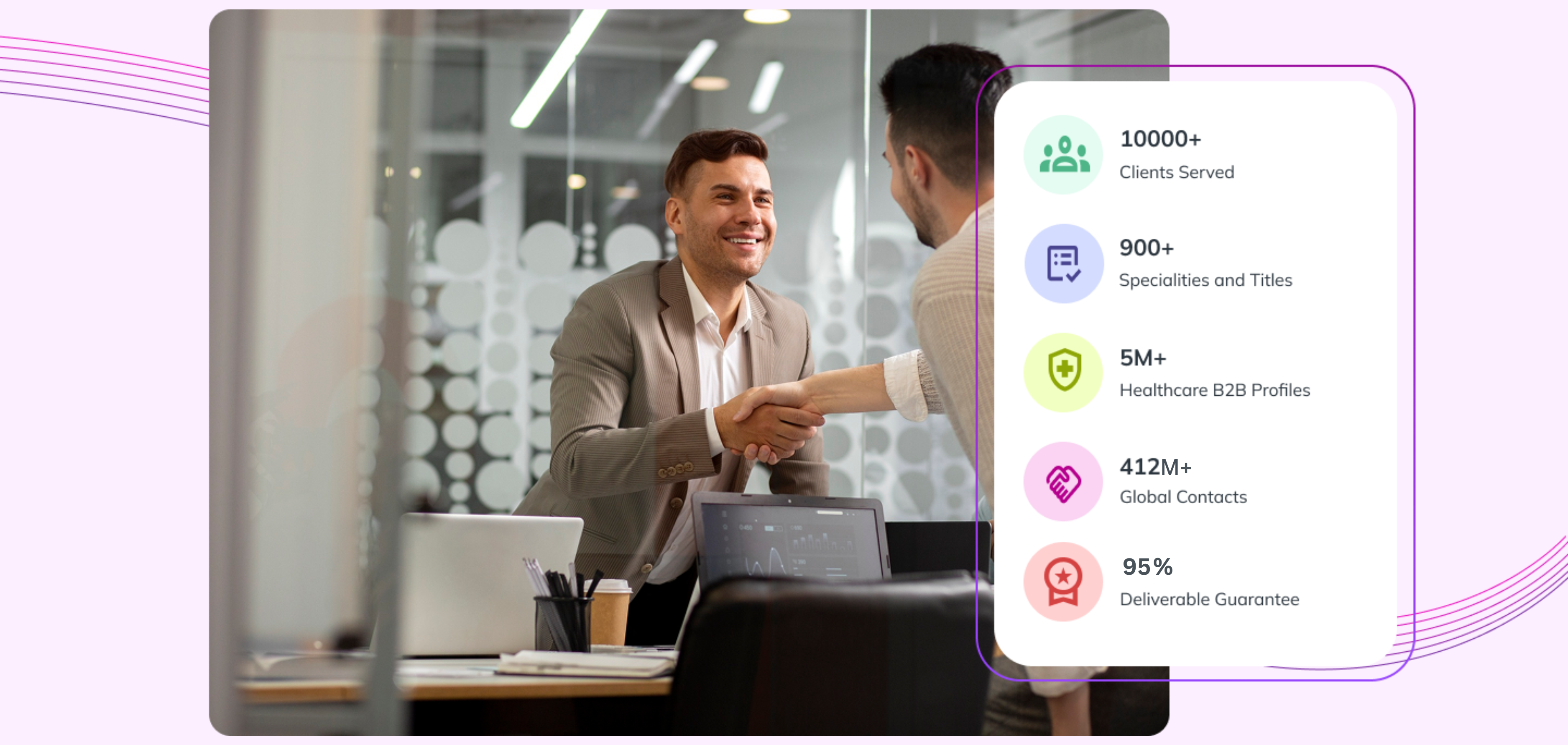Business professionals analyzing marketing data for targeted outreach
